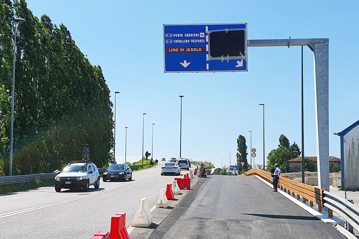 Corsia di uscita SR43 - Comune di Jesolo